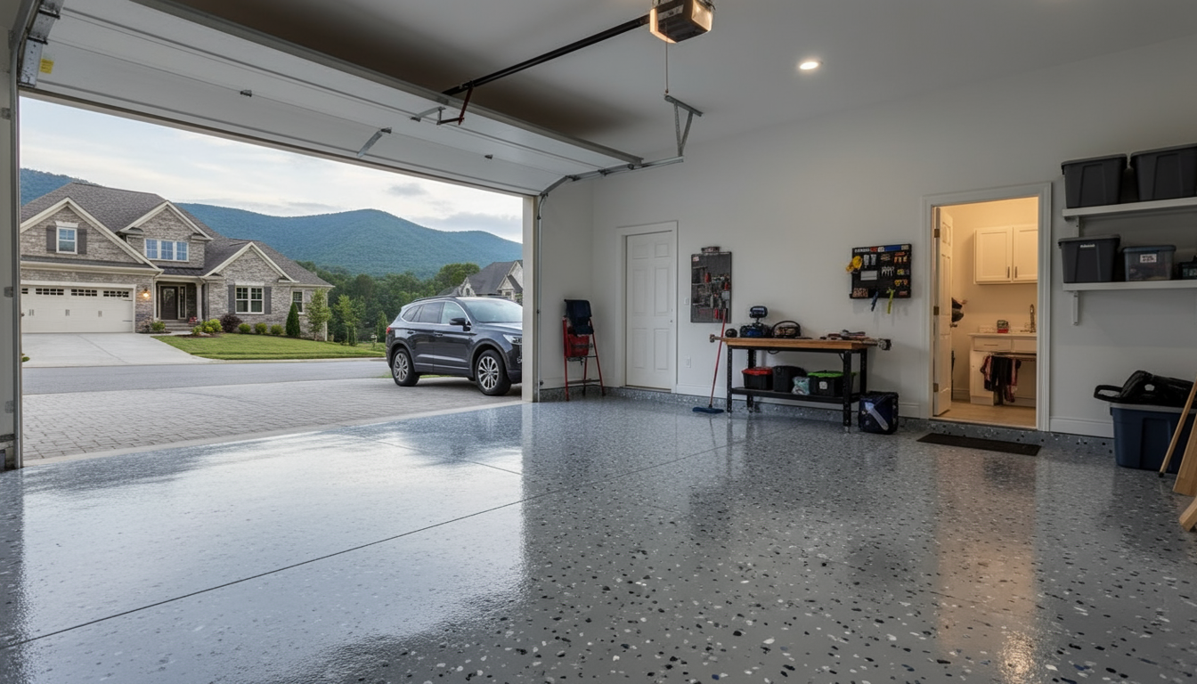 Premium Garage Epoxy Flooring in Asheville