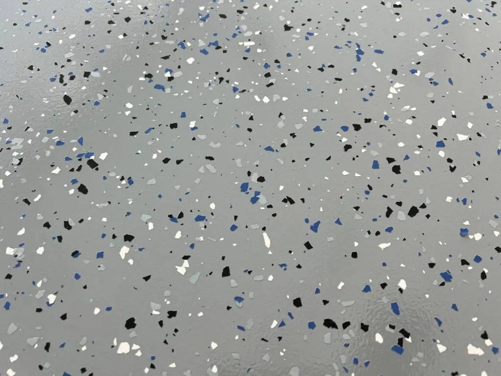 Premium Epoxy Flooring with Decorative Flakes